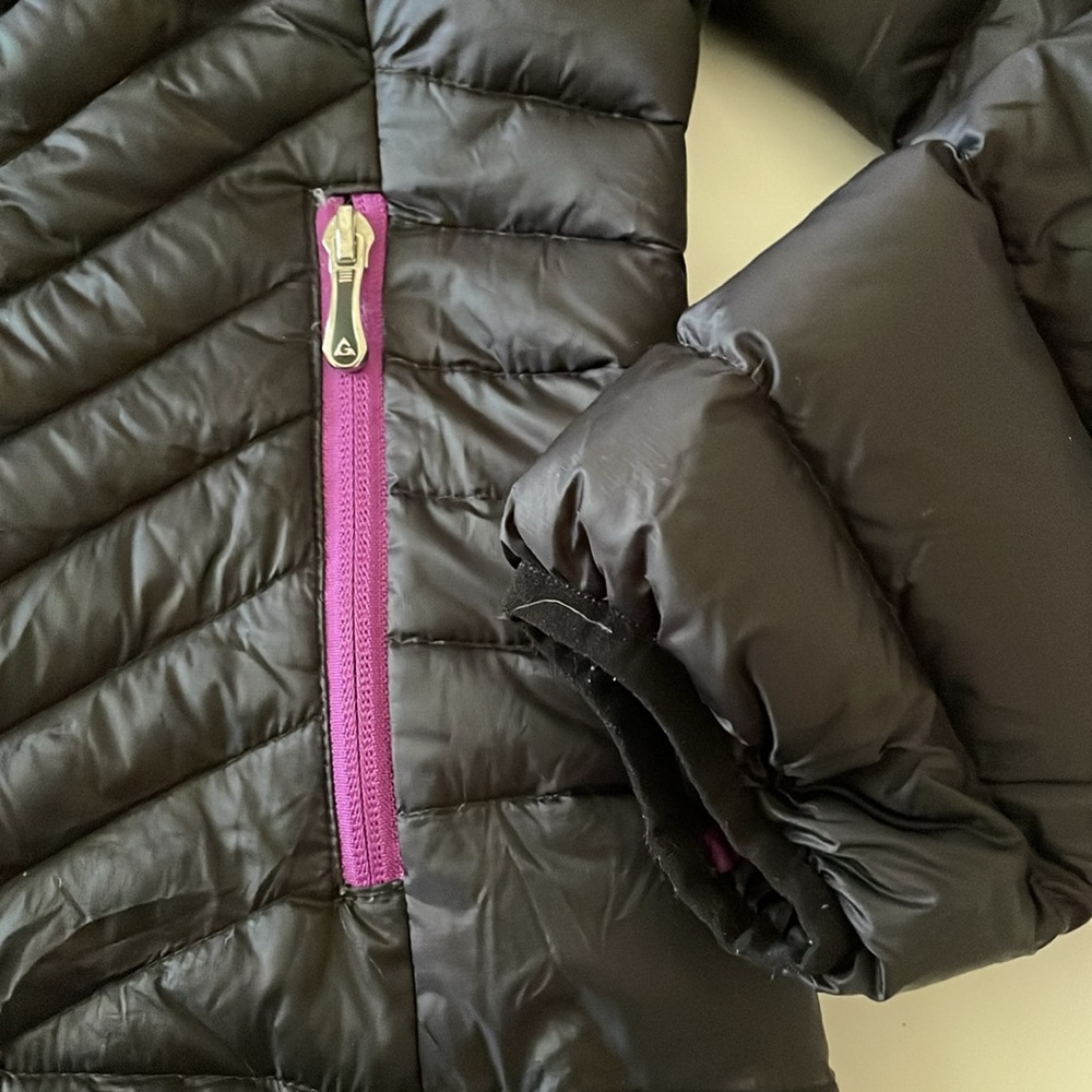 Gerry Lightweight Puffer Jacket Fitted Zip Up Hoodie Indie Retro - Picture 7 of 16